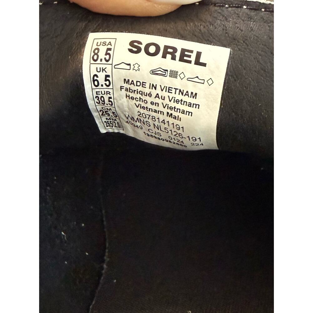 Sorel Joan Now City Loafer in Chalk/Black – Sz 8.5M - Picture 10 of 10